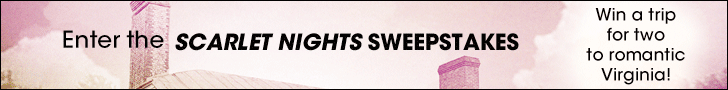 Enter the SCARLET NIGHTS Sweepstakes. Win a romantic trip
            for two to Virginia. SCARLET NIGHTS by Jude Deveraux
            http://www.simonandschuster.com/sweepstakes/enter-the-scarlet-nights-sweepstakes?mcd=z_100630_SP_Scarlet-Nights_Ads